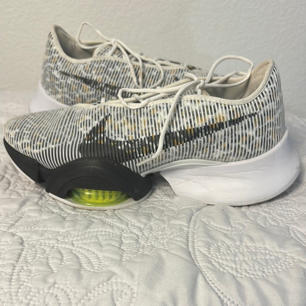 Nike Air Zoom SuperRep 2 White Cheetah Print Athletic Shoes Activewear Running 9 - Picture 4 of 10
